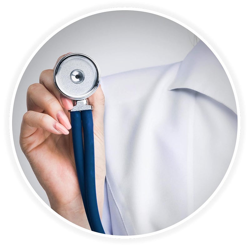 ASA Techmed ستيثوسكوب سبراجي مزدوج الأنبوب للبالغين والأطفال + مقص EMT متطابق، مثالي لموظفي الطوارئ، الممرضين، الأطباء، طلاب الطب، المسعفين، والمستجيبين الأوائل (أزرق بحري) - Image 3